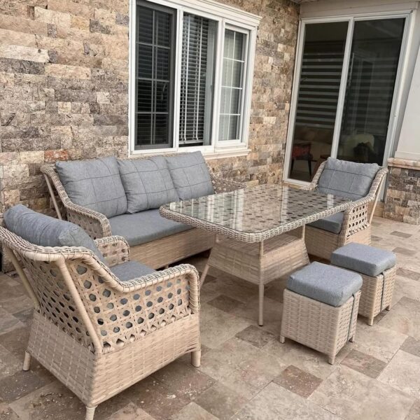 Safir Garden Rattan Mobilya Takımı 6