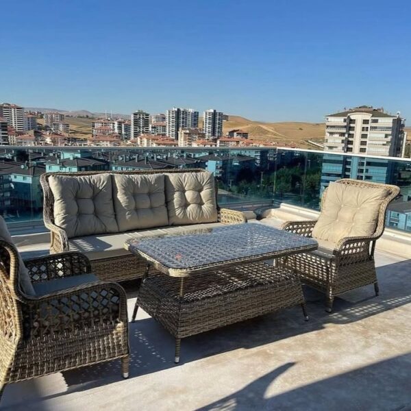 Safir Garden Rattan Mobilya Takımı 7